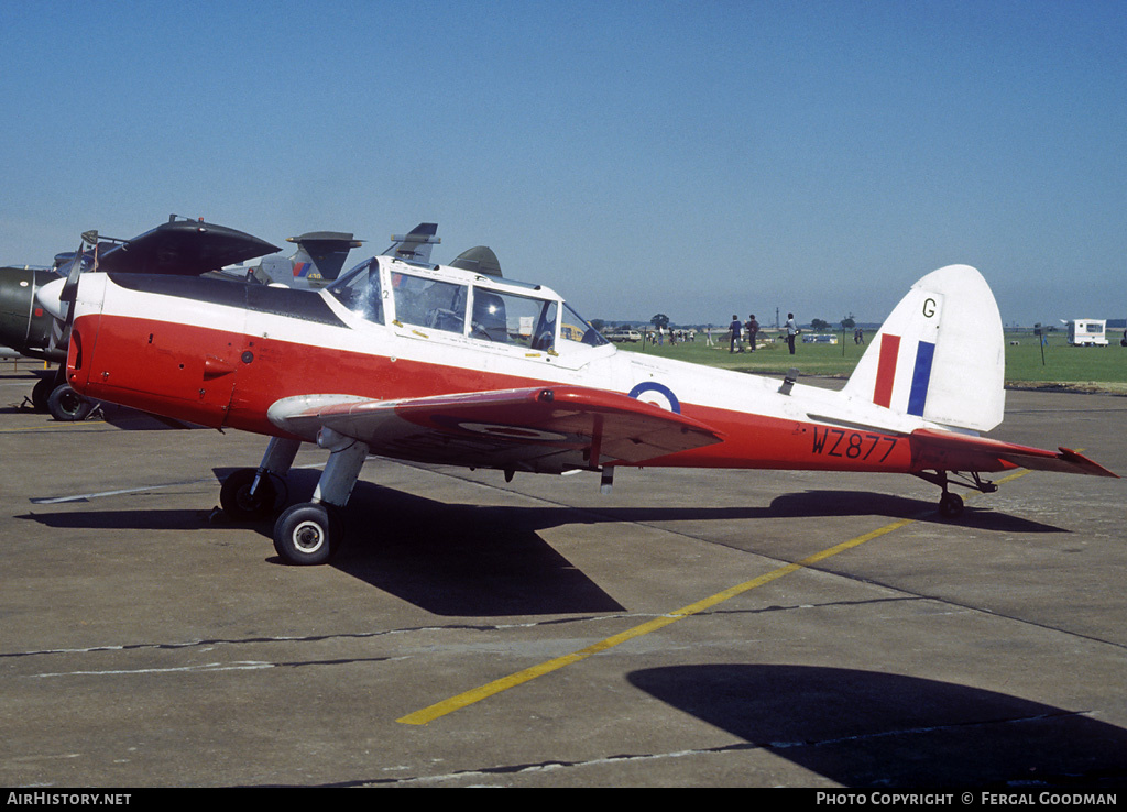 Aircraft Photo of WZ877 | De Havilland DHC-1 Chipmunk T10 | UK - Air Force | AirHistory.net #75613