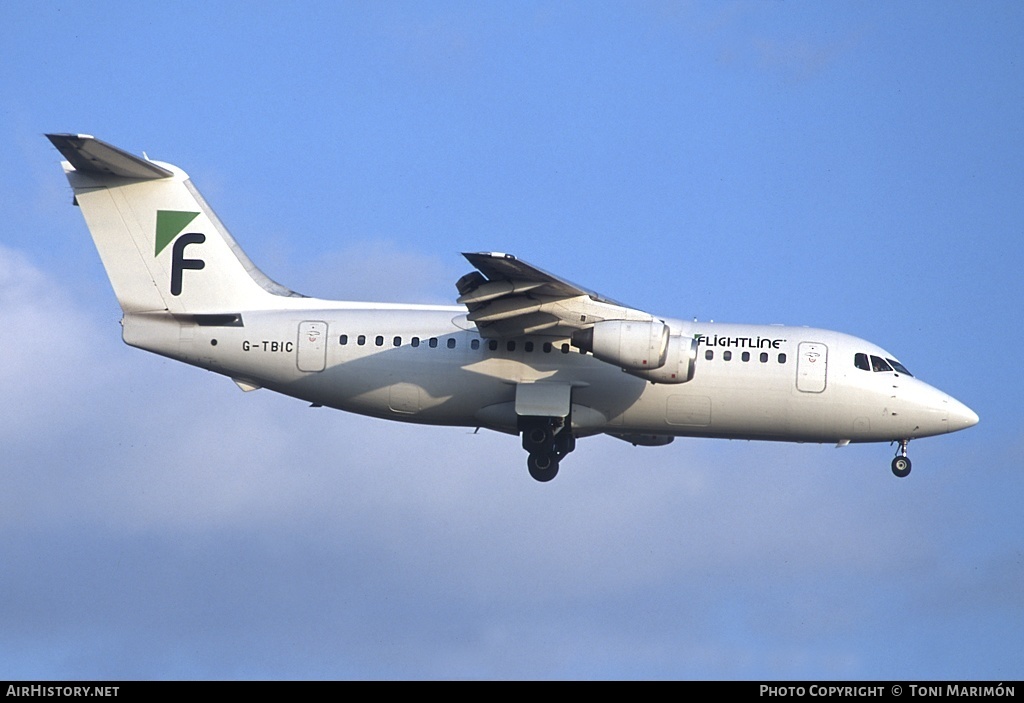 Aircraft Photo of G-TBIC | British Aerospace BAe-146-200A | Flightline | AirHistory.net #75634