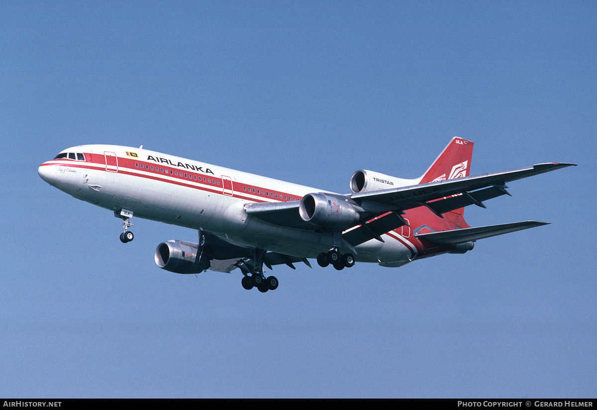 Aircraft Photo of 4R-ULA | Lockheed L-1011-385-3 TriStar 500 | AirLanka | AirHistory.net #75652