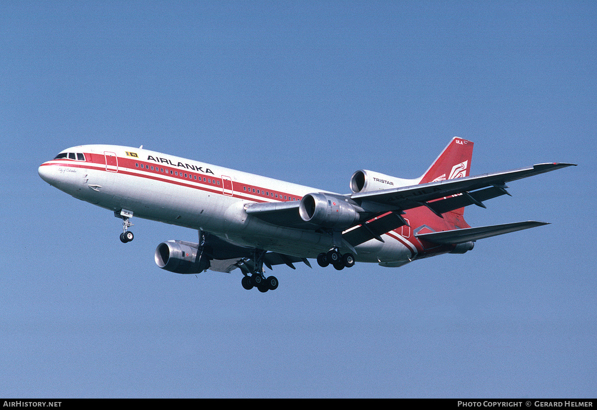 Aircraft Photo of 4R-ULA | Lockheed L-1011-385-3 TriStar 500 | AirLanka | AirHistory.net #75652