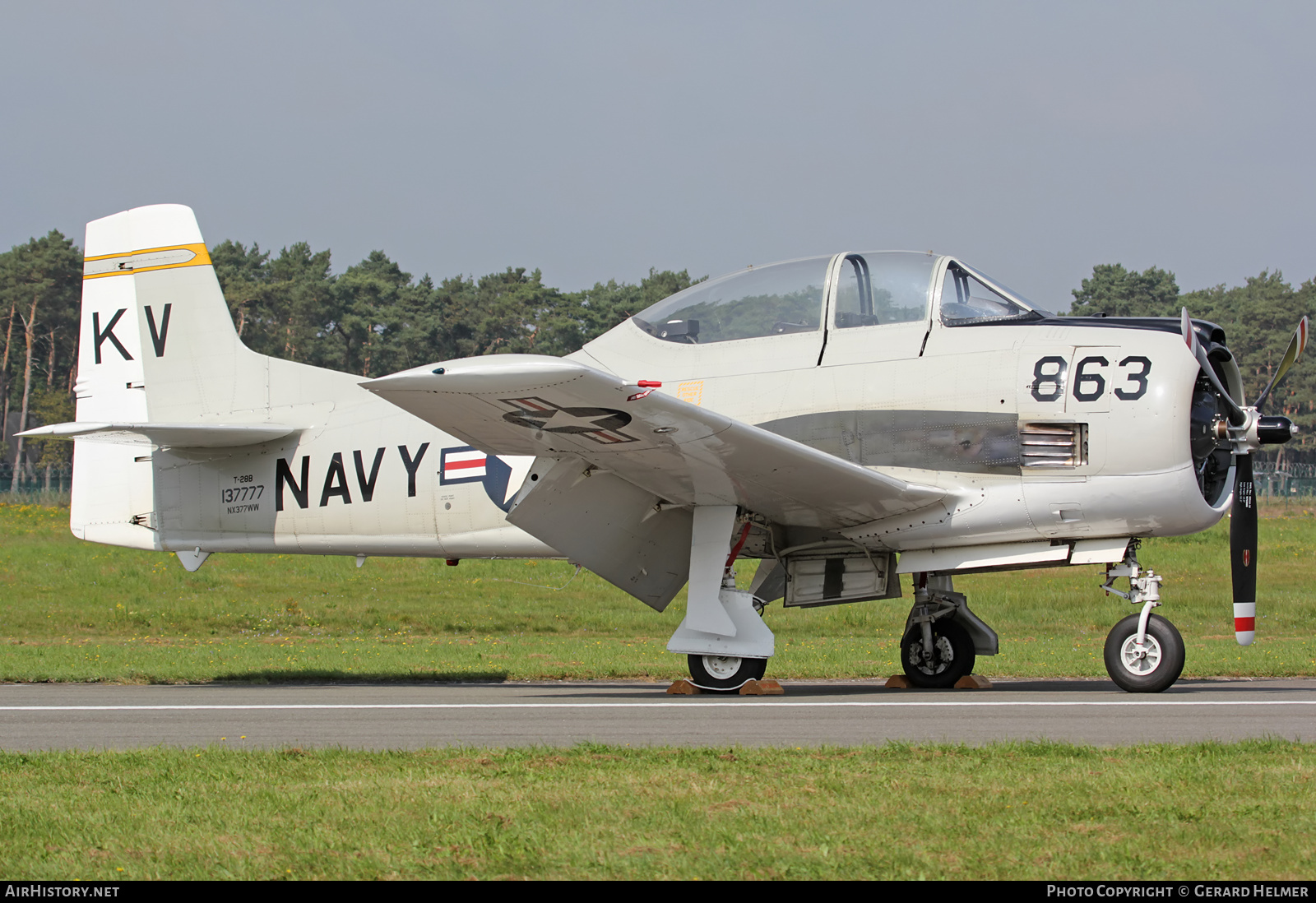 Aircraft Photo of N377WW / NX377WW / 137777 | North American T-28B Trojan | USA - Navy | AirHistory.net #75658