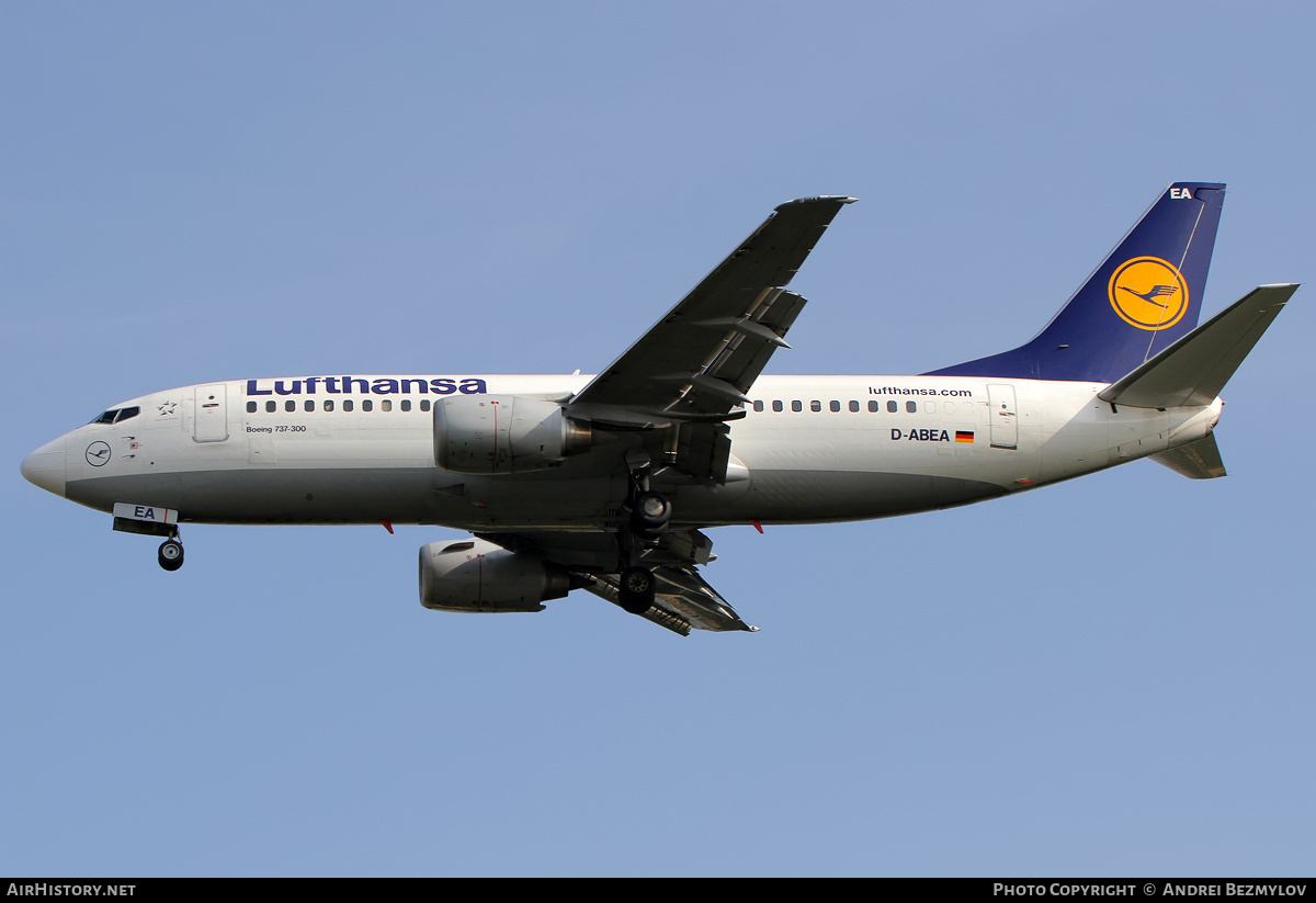 Aircraft Photo of D-ABEA | Boeing 737-330 | Lufthansa | AirHistory.net #75666