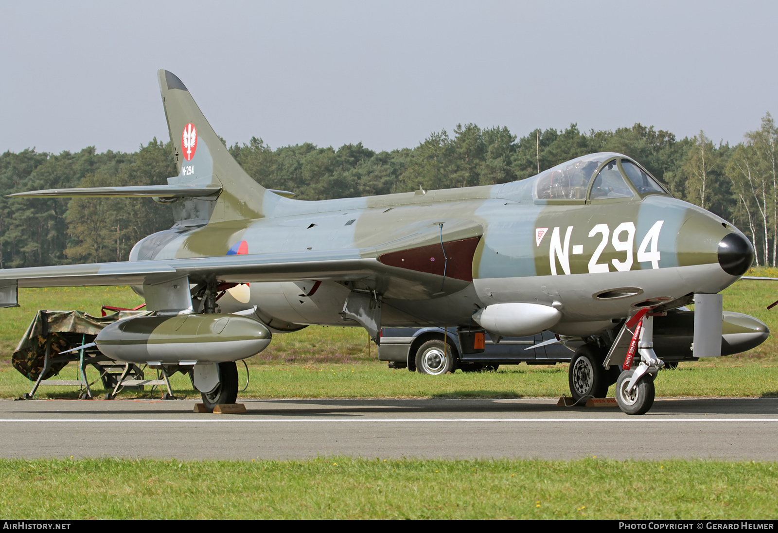 Aircraft Photo of G-KAXF / N-294 | Hawker Hunter F6A | Netherlands - Air Force | AirHistory.net #75667