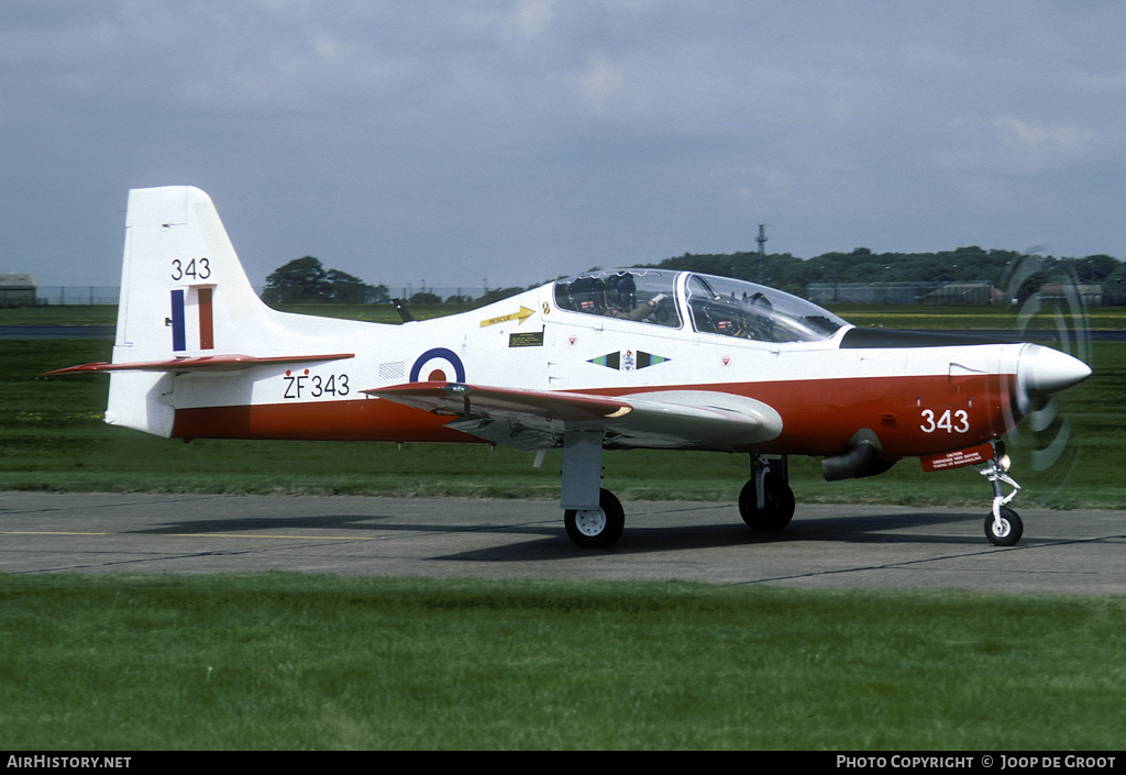 Aircraft Photo of ZF343 | Short S-312 Tucano T1 | UK - Air Force | AirHistory.net #75671