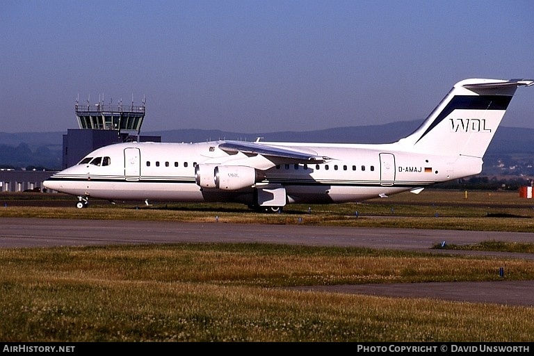 Aircraft Photo of D-AMAJ | British Aerospace BAe-146-200A | WDL Aviation | AirHistory.net #75681