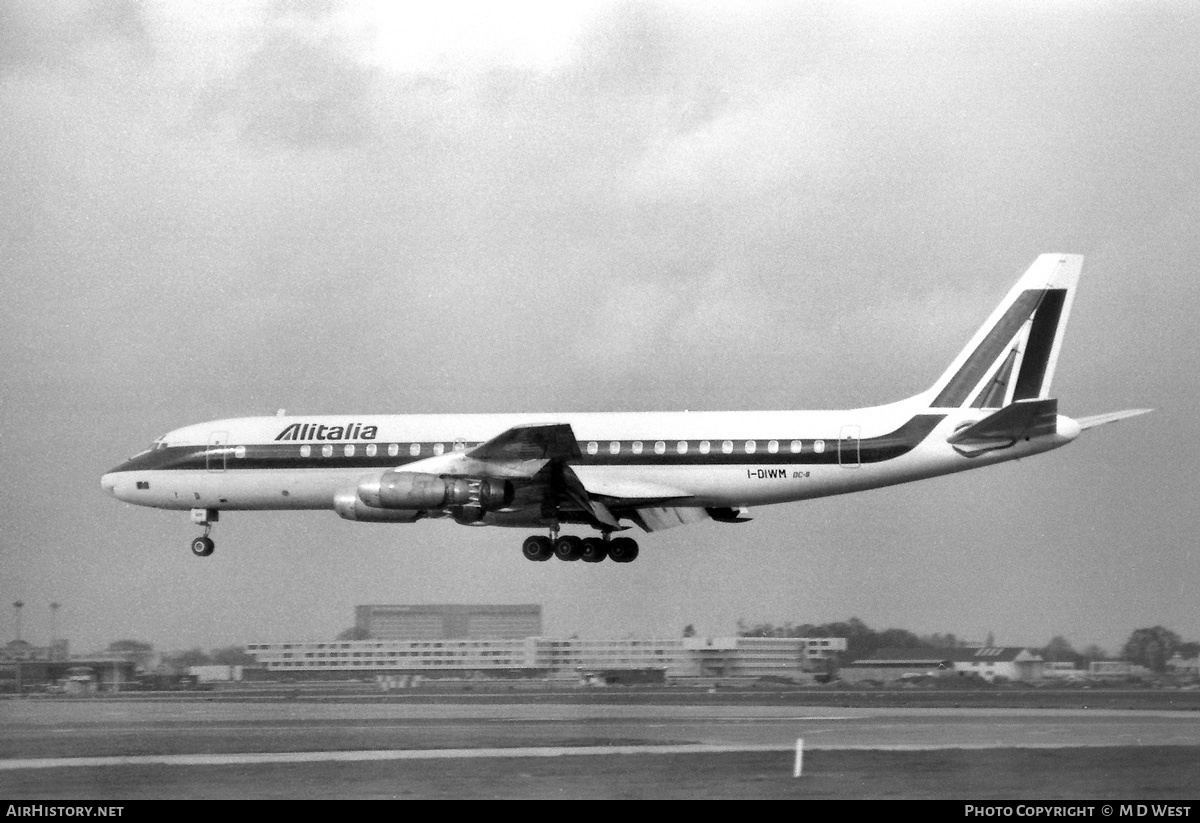 Aircraft Photo of I-DIWM | Douglas DC-8-43 | Alitalia | AirHistory.net #75686