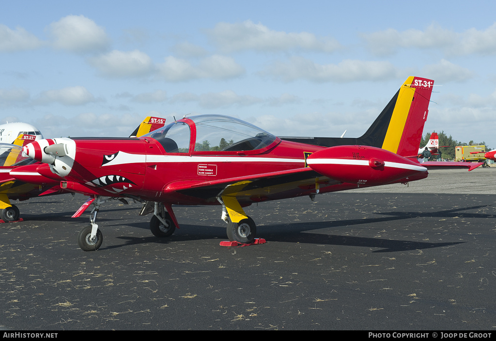 Aircraft Photo of ST-31 | SIAI-Marchetti SF-260M | Belgium - Air Force | AirHistory.net #75698