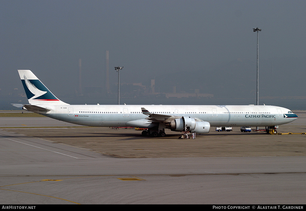 Aircraft Photo of B-HQB | Airbus A340-642 | Cathay Pacific Airways | AirHistory.net #75716