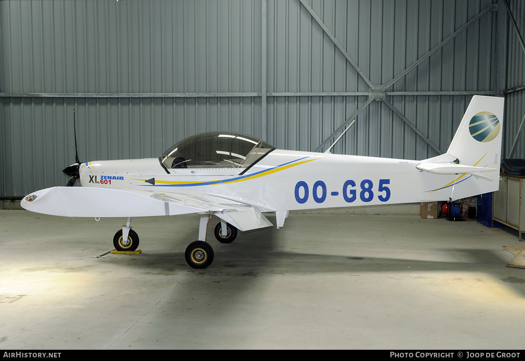 Aircraft Photo of OO-G85 | Zenair CH-601XL Zodiac | AirHistory.net #75718