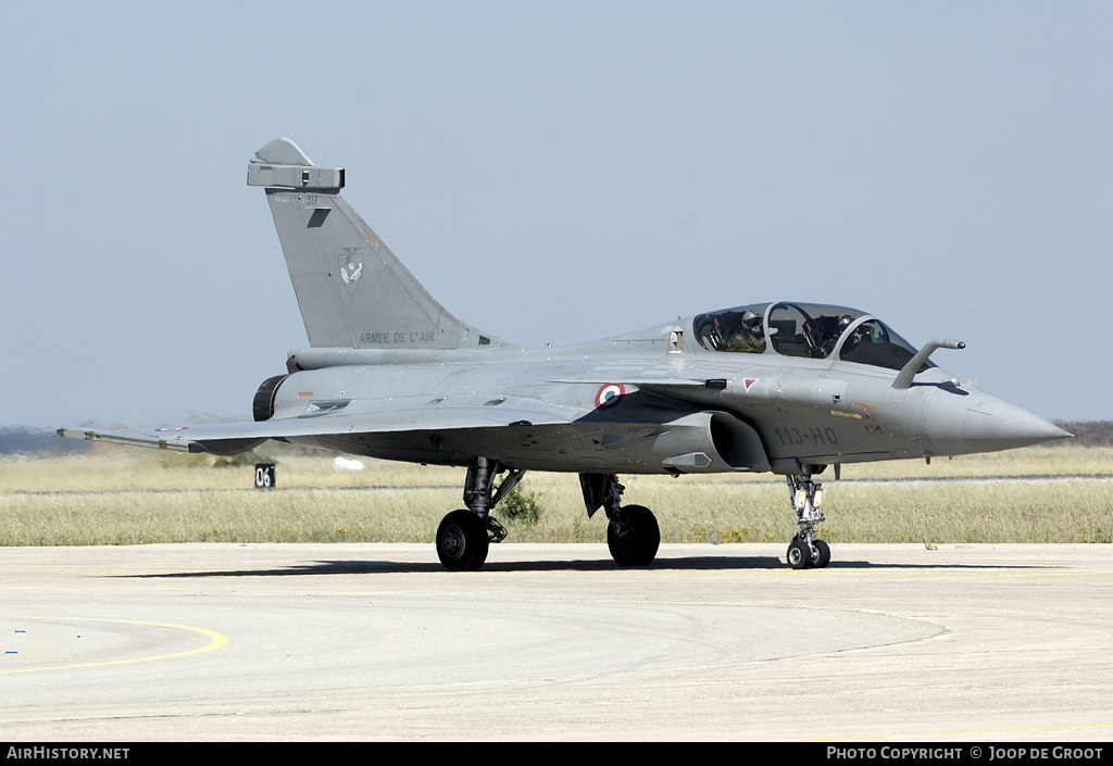 Aircraft Photo of 317 | Dassault Rafale B | France - Air Force | AirHistory.net #75729