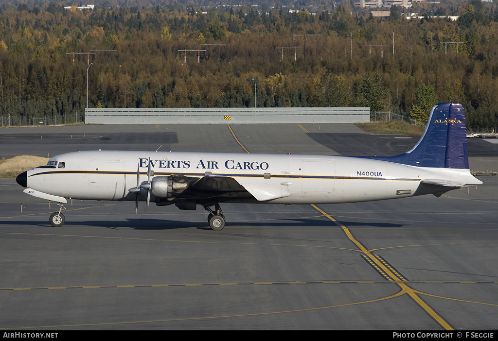 Aircraft Photo of N400UA | Douglas DC-6A | Everts Air Cargo | AirHistory.net #75750