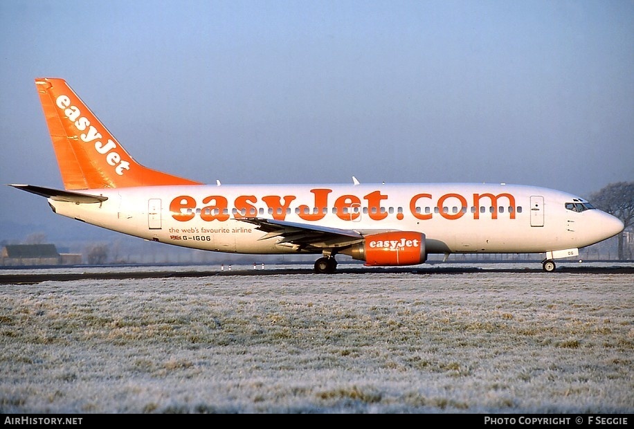 Aircraft Photo of G-IGOG | Boeing 737-3Y0 | EasyJet | AirHistory.net #75757