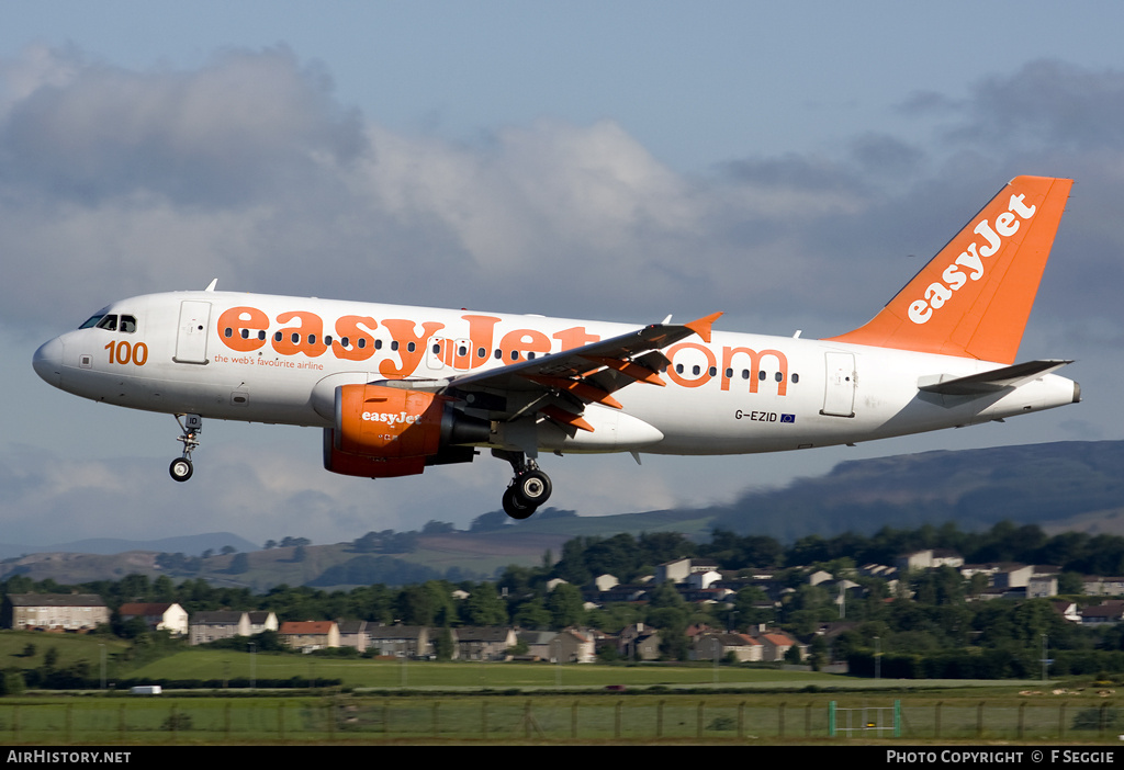 Aircraft Photo of G-EZID | Airbus A319-111 | EasyJet | AirHistory.net #75759
