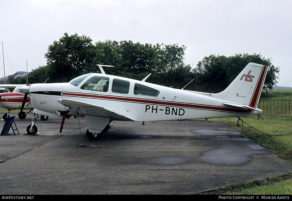 Aircraft Photo of PH-BND | Beech F33C Bonanza | Rijksluchtvaartschool - RLS | AirHistory.net #75795