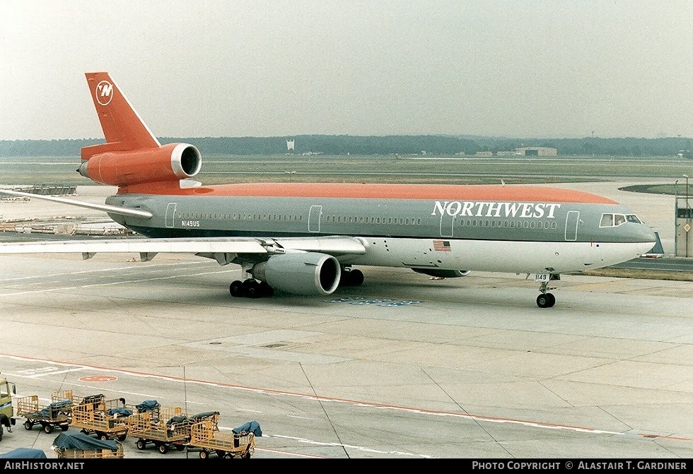 Aircraft Photo of N149US | McDonnell Douglas DC-10-40 | Northwest Airlines | AirHistory.net #75796