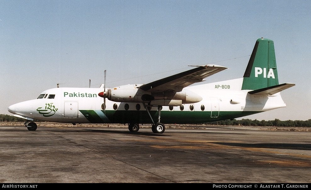 Aircraft Photo of AP-BDB | Fokker F27-200 Friendship | Pakistan International Airlines - PIA | AirHistory.net #75804