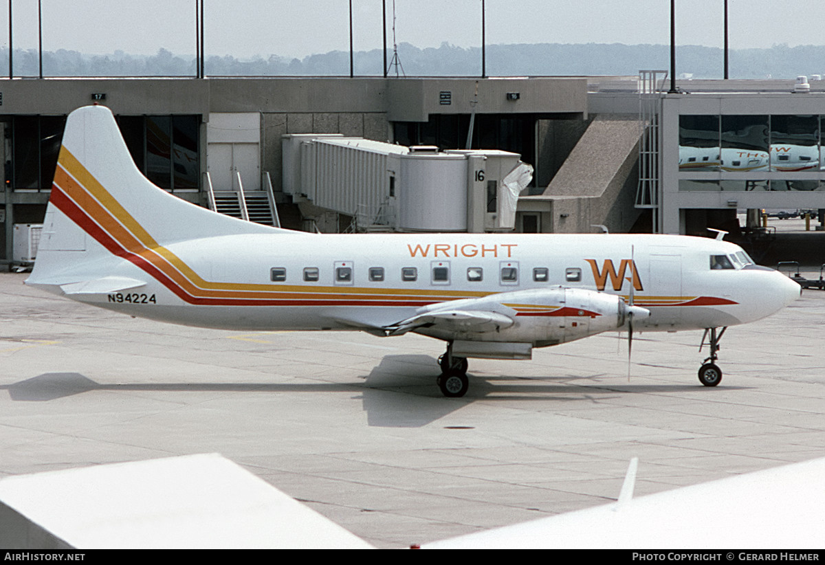 Aircraft Photo of N94224 | Convair 600 | Wright Air Lines | AirHistory.net #75815