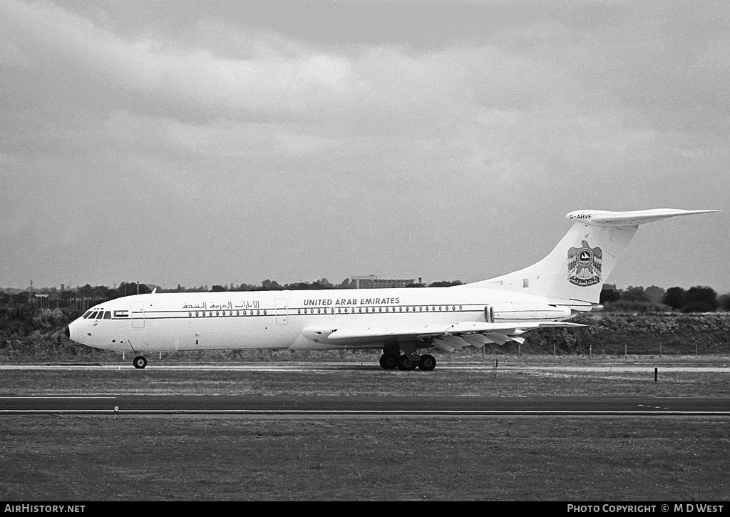 Aircraft Photo of G-ARVF | Vickers VC10 Srs1101 | United Arab Emirates Government | AirHistory.net #75818