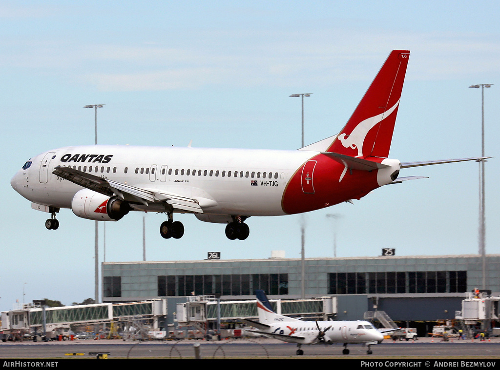 Aircraft Photo of VH-TJG | Boeing 737-476 | Qantas | AirHistory.net #75829
