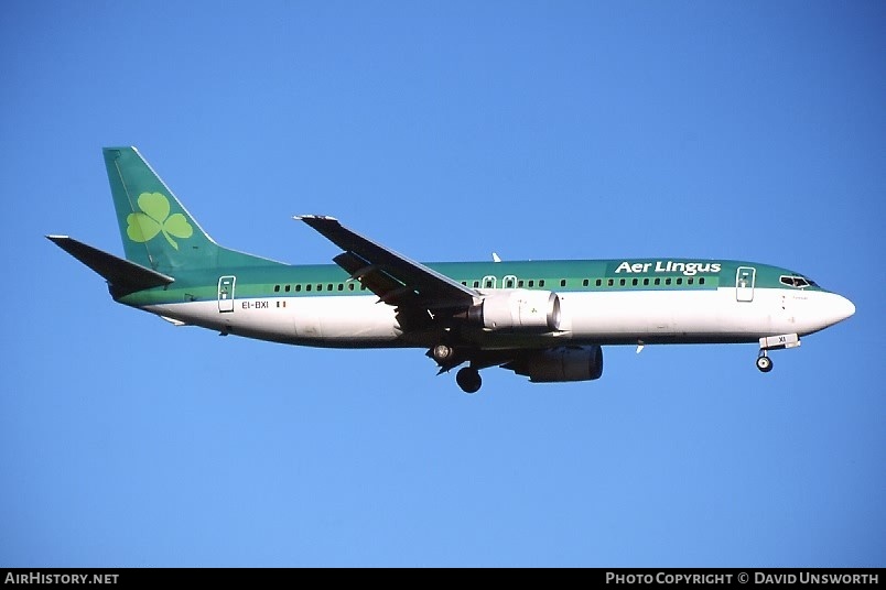 Aircraft Photo of EI-BXI | Boeing 737-448 | Aer Lingus | AirHistory.net #75846