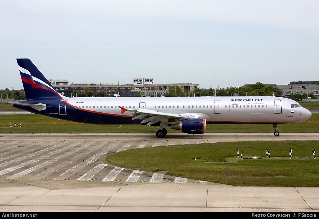 Aircraft Photo of VP-BWO | Airbus A321-211 | Aeroflot - Russian Airlines | AirHistory.net #75850