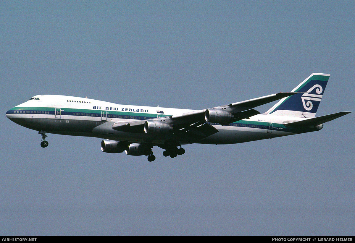 Aircraft Photo of ZK-NZV | Boeing 747-219B | Air New Zealand | AirHistory.net #75853