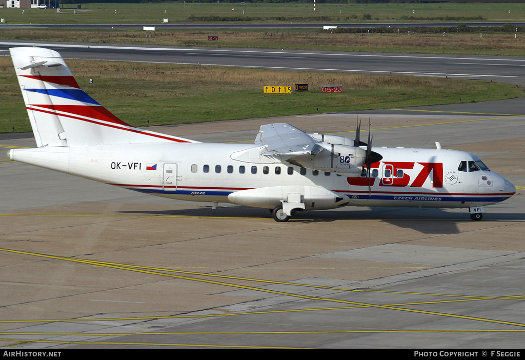Aircraft Photo of OK-VFI | ATR ATR-42-320 | ČSA - Czech Airlines | AirHistory.net #75876
