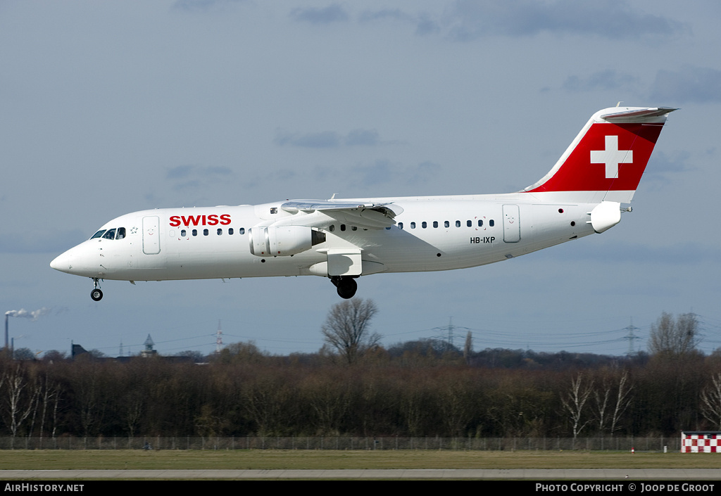 Aircraft Photo of HB-IXP | British Aerospace Avro 146-RJ100 | Swiss International Air Lines | AirHistory.net #75881