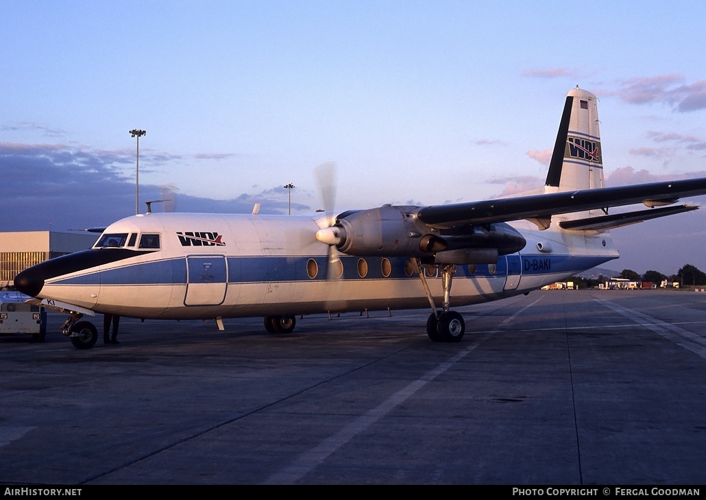 Aircraft Photo of D-BAKI | Fokker F27-100 Friendship | WDL Aviation | AirHistory.net #75892