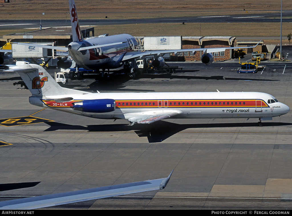 Aircraft Photo of 3D-ALM | Fokker 100 (F28-0100) | Royal Swazi National Airways | AirHistory.net #75904