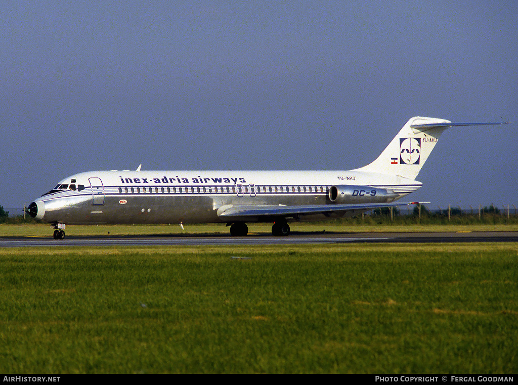 Aircraft Photo of YU-AHJ | McDonnell Douglas DC-9-32 | Inex-Adria Airways | AirHistory.net #75941