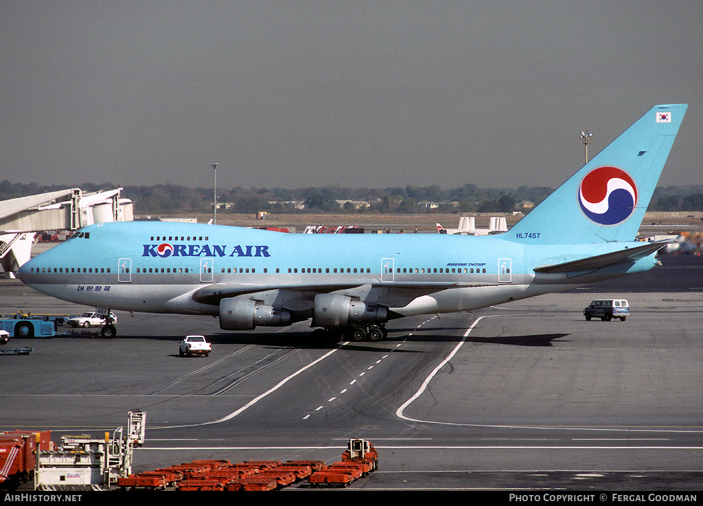 Aircraft Photo of HL7457 | Boeing 747SP-B5 | Korean Air | AirHistory.net #75942