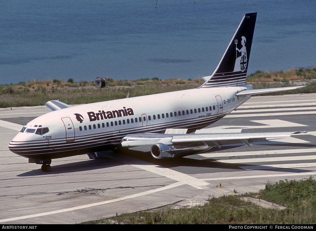 Aircraft Photo of G-BFVB | Boeing 737-204/Adv | Britannia Airways | AirHistory.net #75949