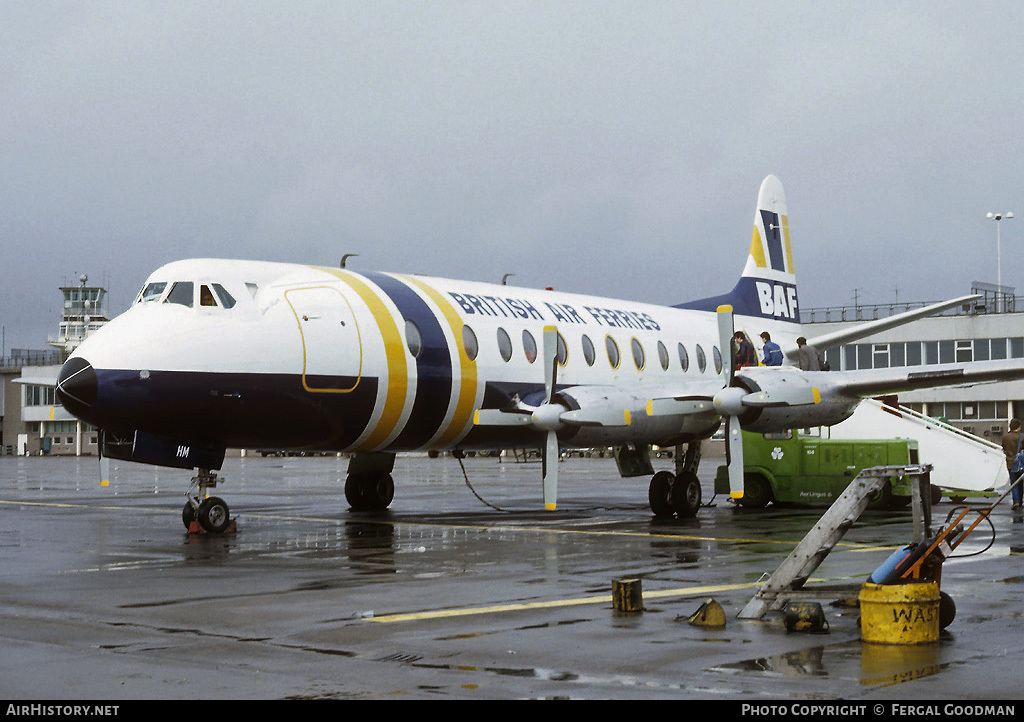 Aircraft Photo of G-AOHM | Vickers 802 Viscount | British Air Ferries - BAF | AirHistory.net #75986