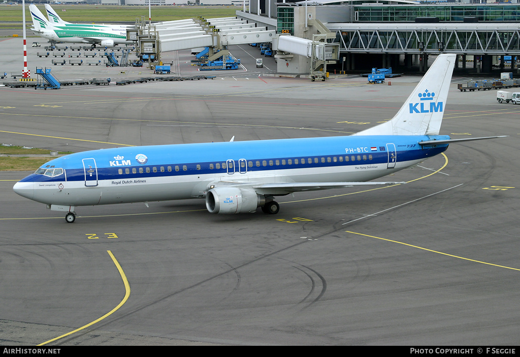 Aircraft Photo of PH-BTC | Boeing 737-406 | KLM - Royal Dutch Airlines | AirHistory.net #75996