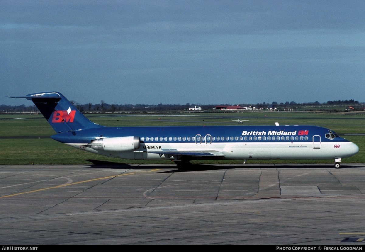 Aircraft Photo of G-BMAK | McDonnell Douglas DC-9-32 | British Midland Airways - BMA | AirHistory.net #75999