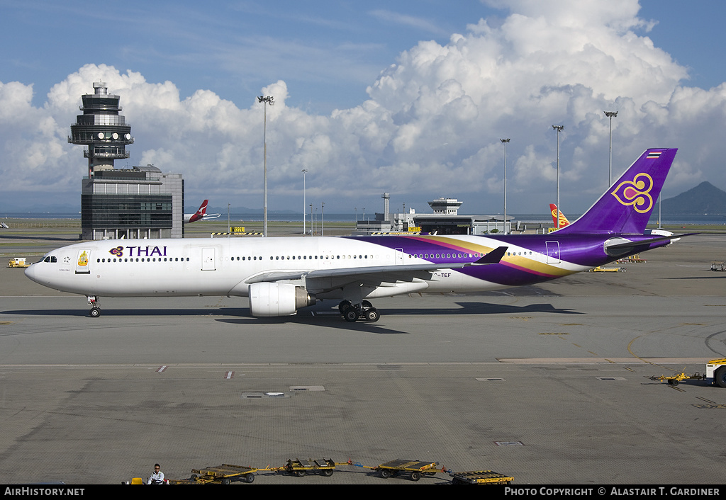 Aircraft Photo of HS-TEF | Airbus A330-321 | Thai Airways International | AirHistory.net #76013