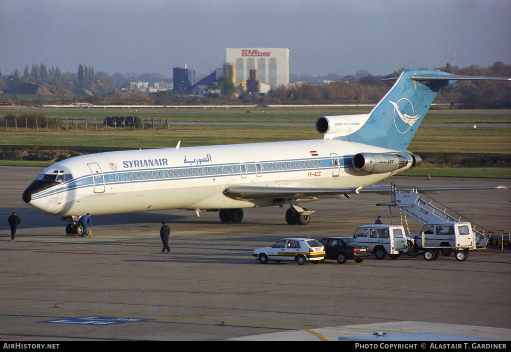 Aircraft Photo of YK-AGC | Boeing 727-294/Adv | Syrian Air - Syrian Arab Airlines | AirHistory.net #76015