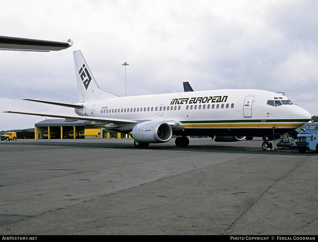 Aircraft Photo of VH-TAX | Boeing 737-376 | Inter European Airways - IEA | AirHistory.net #76050