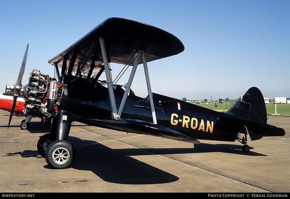 Aircraft Photo of G-ROAN | Boeing N2S-3 Kaydet (B75N1) | AirHistory.net #76052