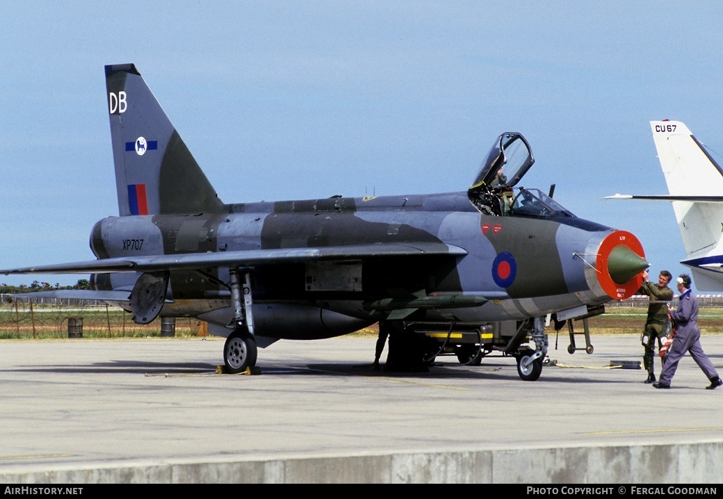 Aircraft Photo of XP707 | English Electric Lightning F3 | UK - Air Force | AirHistory.net #76084