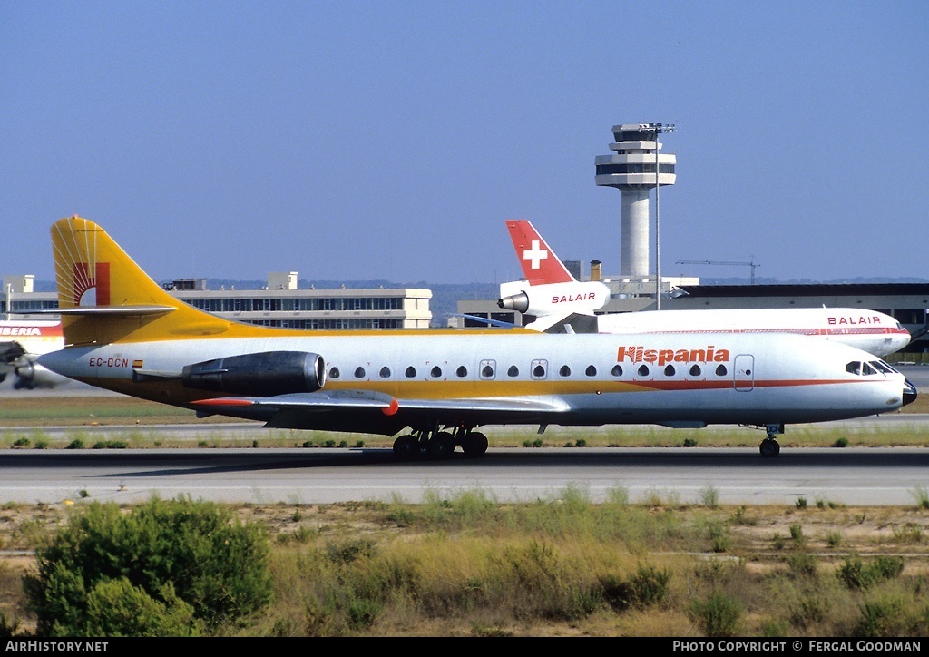 Aircraft Photo of EC-DCN | Sud SE-210 Caravelle 10B1R | Hispania Líneas Aéreas | AirHistory.net #76092