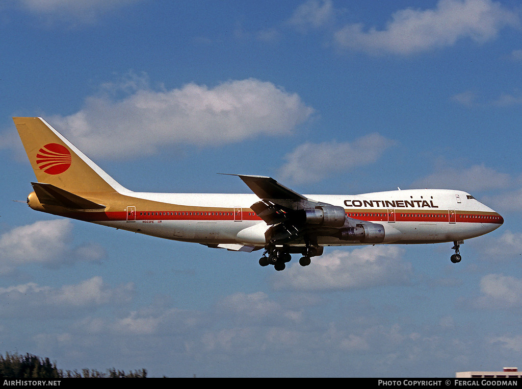 Aircraft Photo of N603PE | Boeing 747-143 | Continental Airlines | AirHistory.net #76097