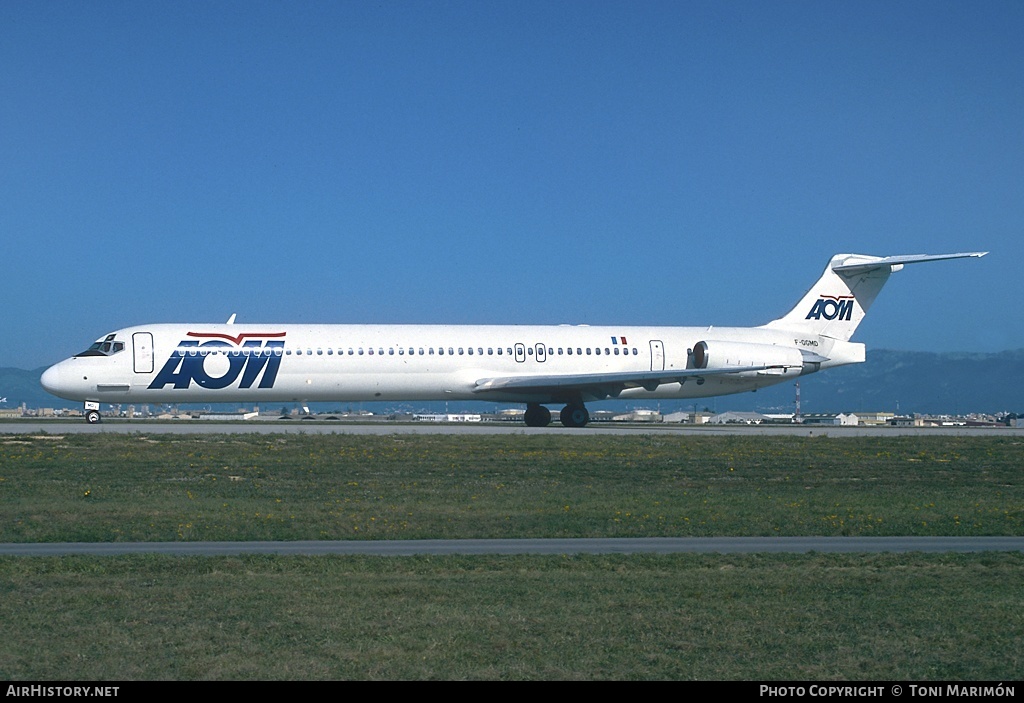 Aircraft Photo of F-GGMD | McDonnell Douglas MD-83 (DC-9-83) | AOM French Airlines | AirHistory.net #76103