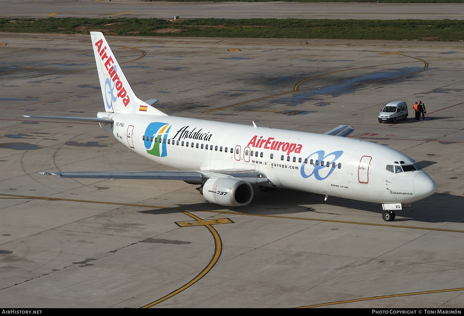 Aircraft Photo of EC-FXQ | Boeing 737-4Q8 | Air Europa | AirHistory.net #76105