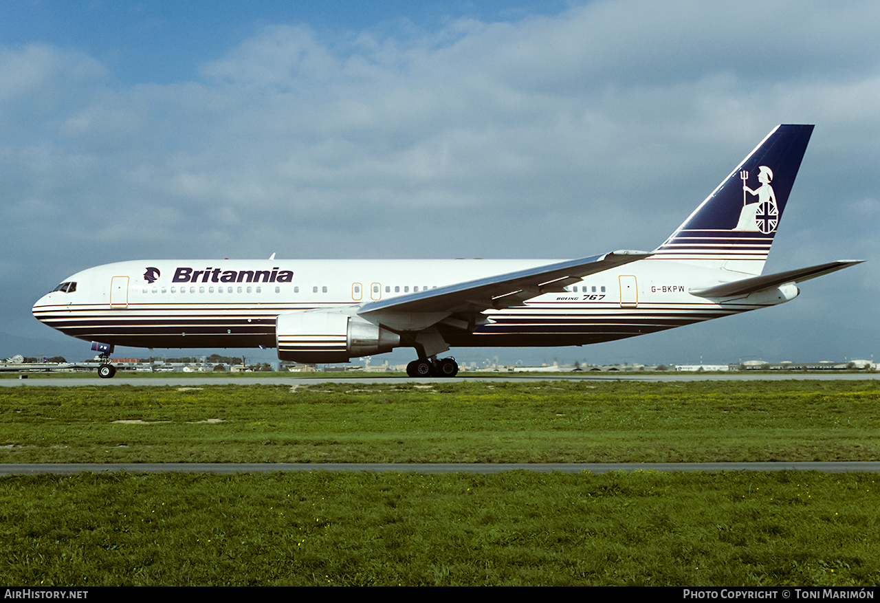 Aircraft Photo of G-BKPW | Boeing 767-204 | Britannia Airways | AirHistory.net #76140
