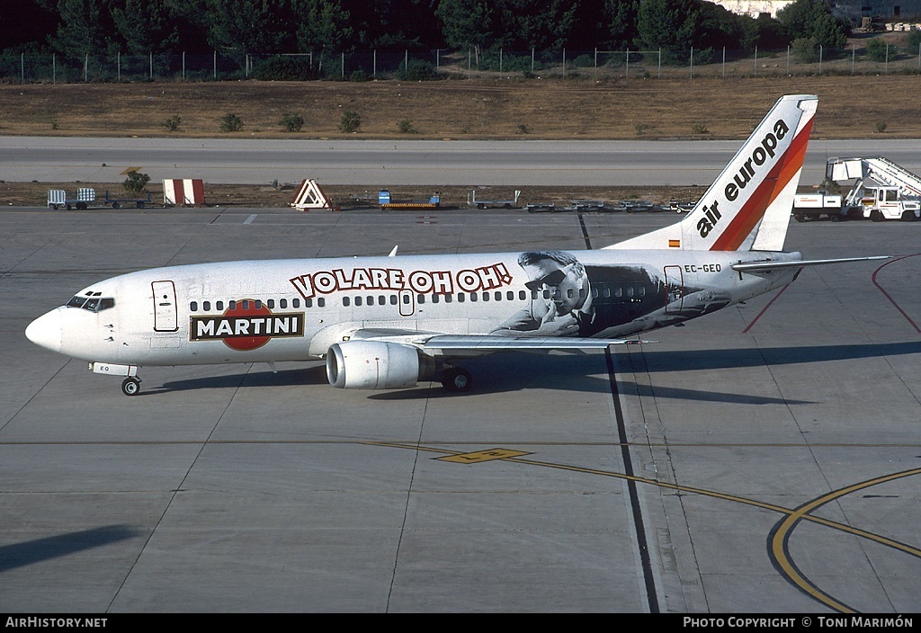 Aircraft Photo of EC-GEQ | Boeing 737-3Y0 | Air Europa | AirHistory.net #76156