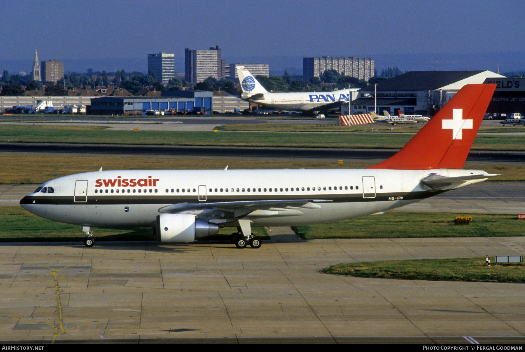 Aircraft Photo of HB-IPA | Airbus A310-221 | Swissair | AirHistory.net #76167