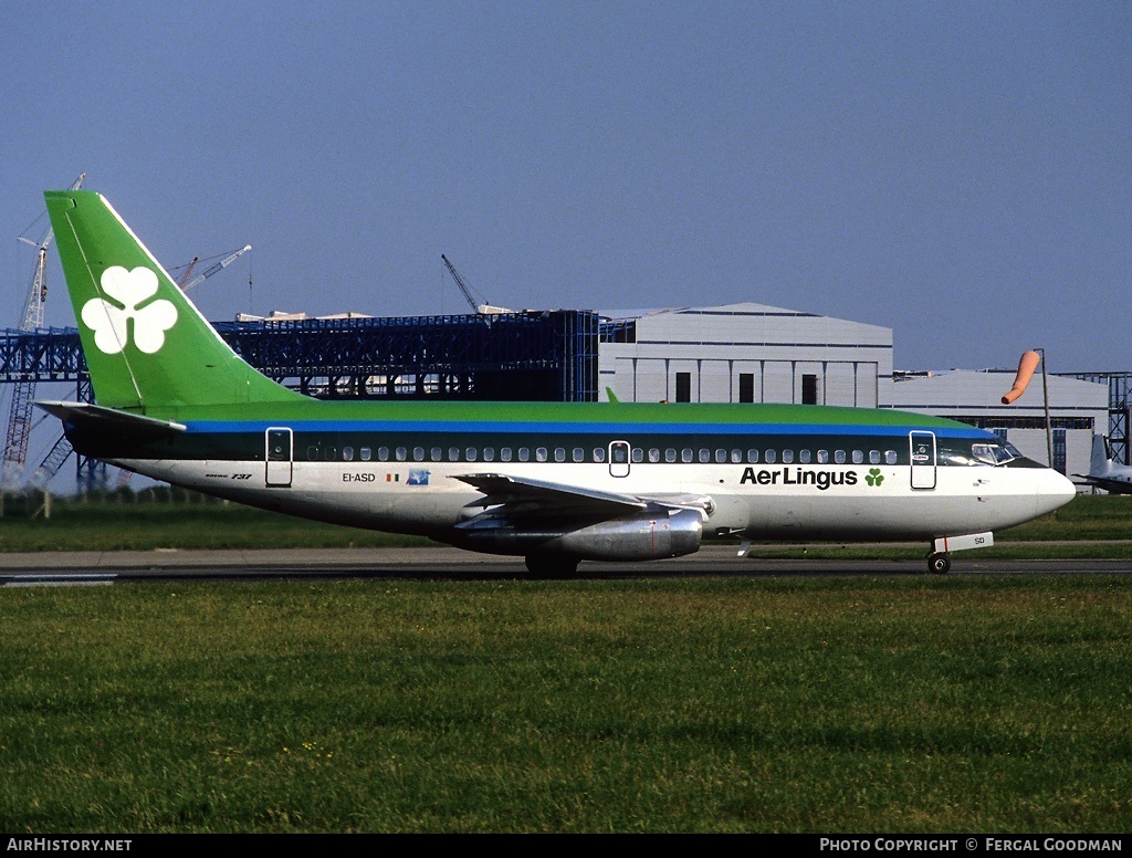 Aircraft Photo of EI-ASD | Boeing 737-248C | Aer Lingus | AirHistory.net #76173
