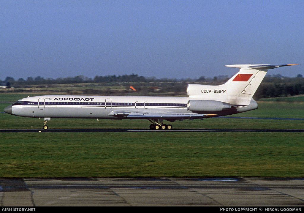 Aircraft Photo of CCCP-85644 | Tupolev Tu-154M | Aeroflot | AirHistory.net #76195